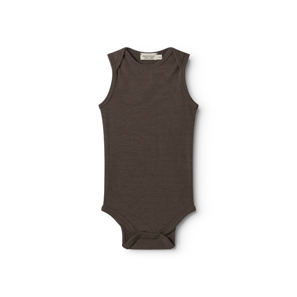 Romper hemd - Bini Wool Rib - Merinowol - - MarMar Copenhagen