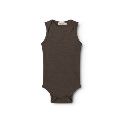 Romper hemd - Bini Wool Rib - Merinowol - - MarMar Copenhagen