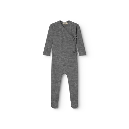 Boxpakje met voetjes - Rubetta Wool Pointelle Jumpsuit - Merino wol - MarMar Copenhagen