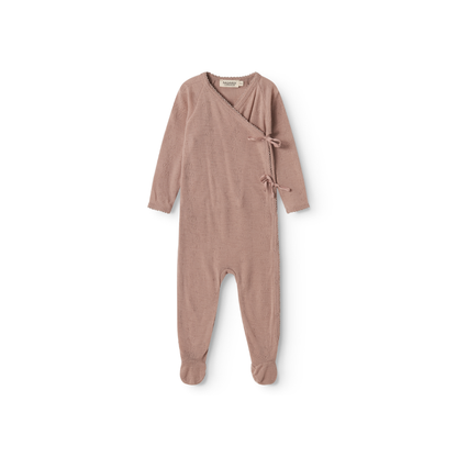 Boxpakje met voetjes - Rubetta Wool Pointelle Jumpsuit - Merino wol - MarMar Copenhagen