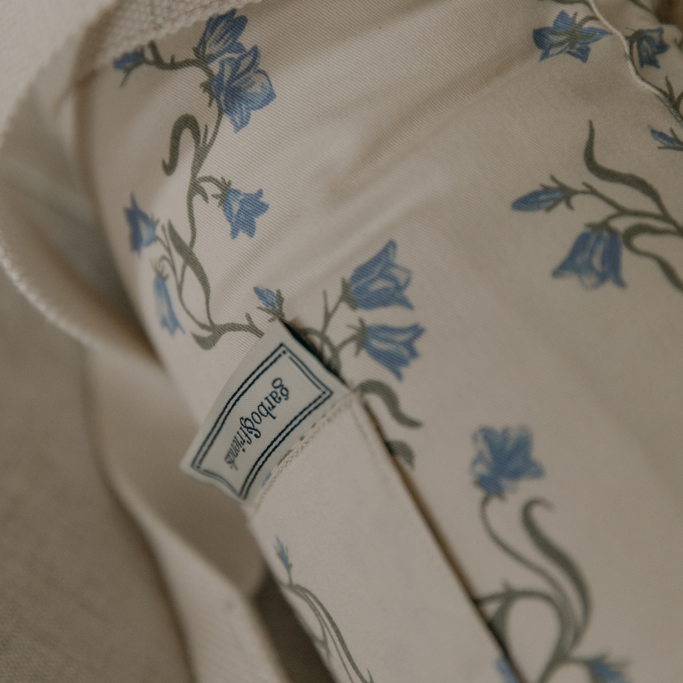 Baby Nest - Bellflower - Babylft - Biologisch katoen - Blauwe bloemen - Garbo & Friends - Garbo&Friends - productfoto - afbeelding 7