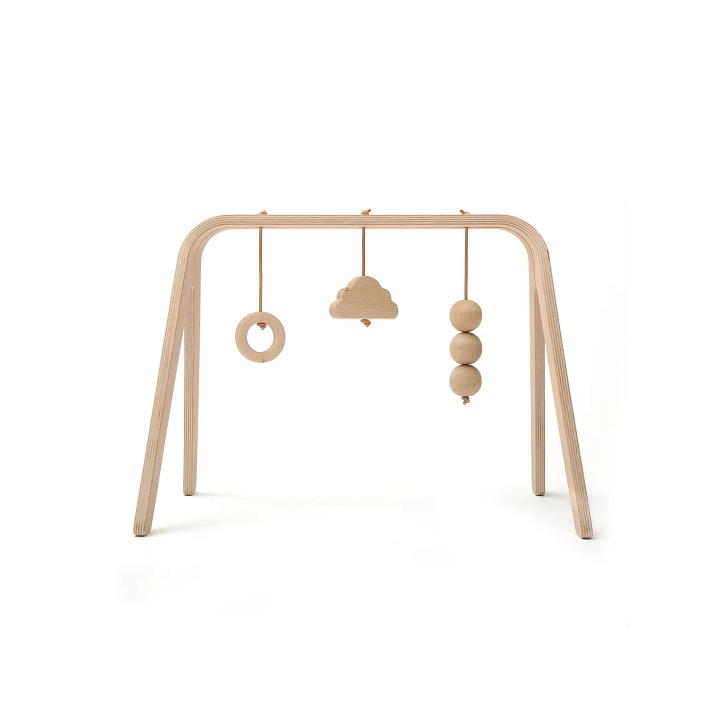 NAHO speelboog met houten speelgoed - Baby gym - Charlie Crane