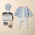 Boxpakje Rulo met voetjes - Biologisch katoen & TENCEL™ Modal - New Born Cumu Print - MarMar Copenhagen - productfoto - afbeelding 2