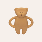Bijtspeeltje Beer - Teether Bear Cappuccino natur - Natuurrubber - Moonie - productfoto - afbeelding 2