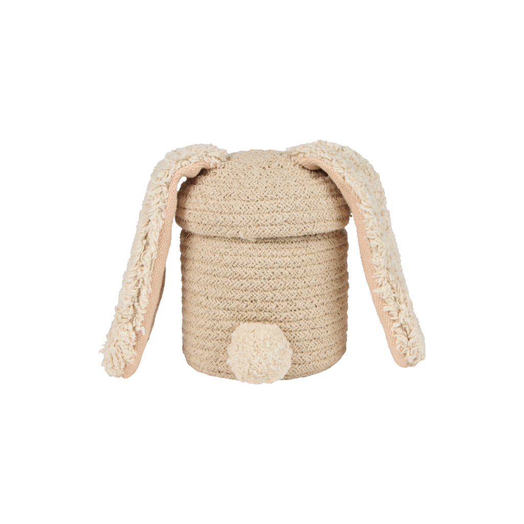 Basket Mini Rita the Rabbit - Mini opbergmand konijn - Naturel - Ø 15 × 15 cm - Lorena Canals - productfoto