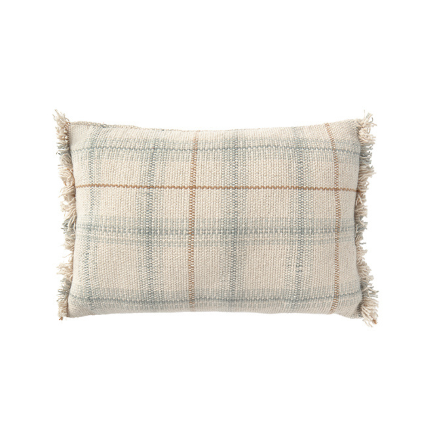 Handloom Cushion - Blue Sage - 25 × 40 cm - Lorena Canals - productfoto