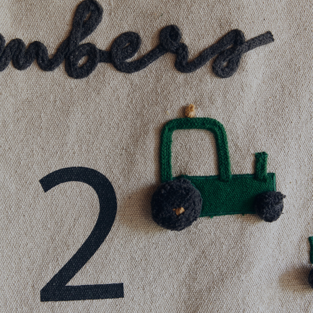 Wall Hanger Farm Numbers - Educatief wandkleed - 70 × 100 cm - Lorena Canals - productfoto - afbeelding 3