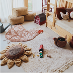 Washable Rug Chicken - Wasbaar vloerkleed kip - Katoen - Lorena Canals - productfoto - afbeelding 2