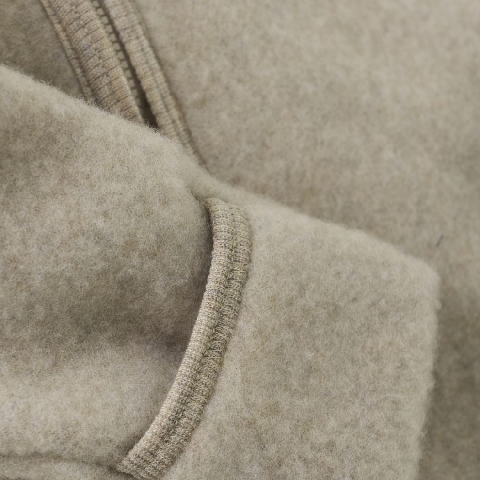 Buitenpak/jumpsuit - Merino wol fleece - Camel melange/beige - Huttelihut