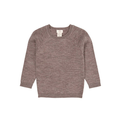 Strickpullover - Merino Classic Rib Knit - Merinowolle - Natur Melange - Copenhagen Colors
