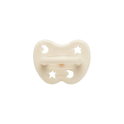 HEVEA - Pacifier Milky White Round - Pacifier - 100% natural rubber