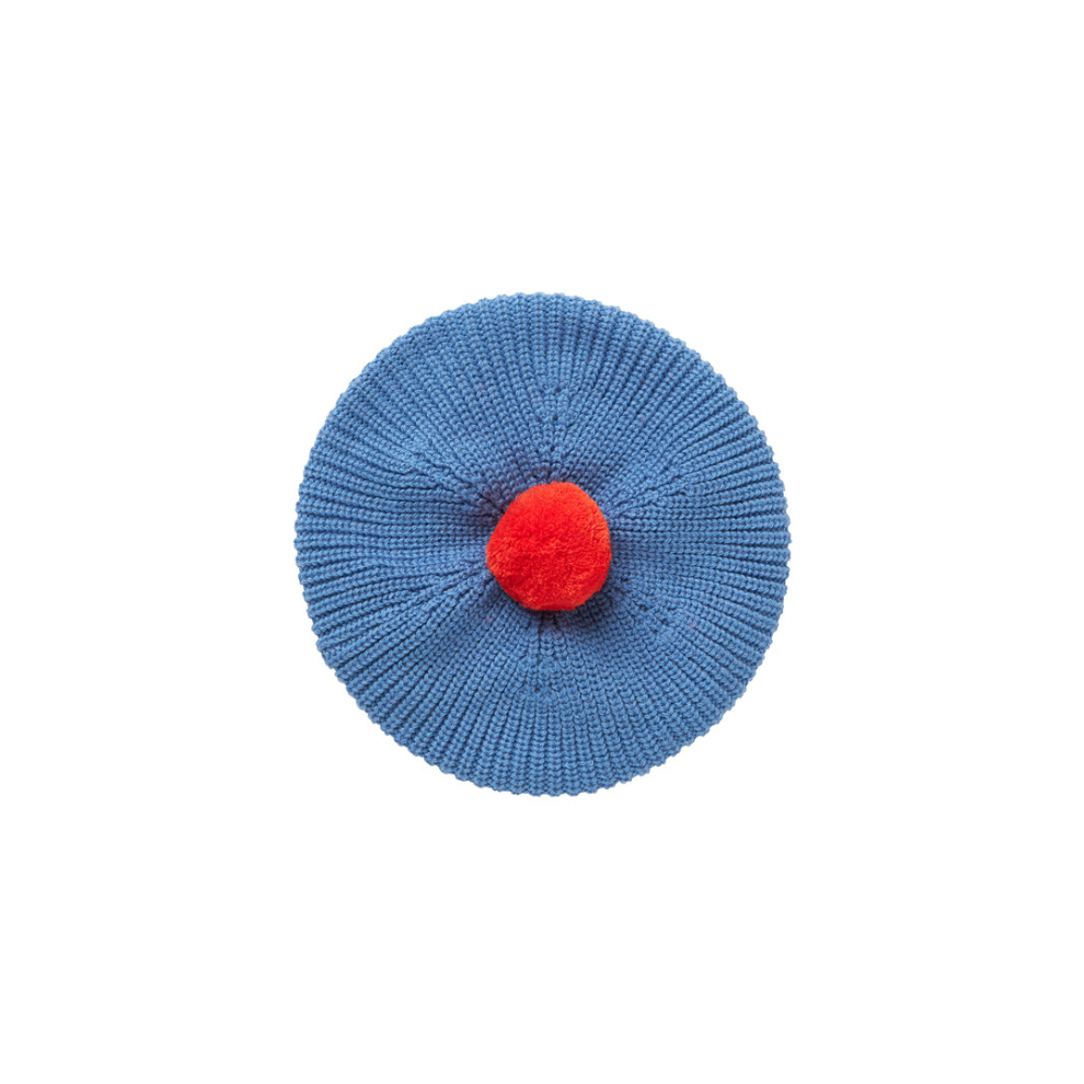 Muts met pompom - Alexo - Merinowol - MarMar Copenhagen - bovenaanzicht