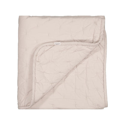 Quilted Blanket – 100% biologisch katoen – 120x120 cm - Alida - Grey Sand - MarMar Copenhagen