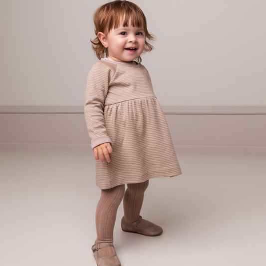 Pointelle maillot - Alpaca/Taupe - MarMar Copenhagen