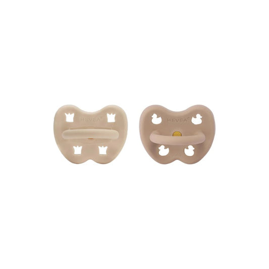 Speentjes - Natuurrubber - 3-36 maanden - 2 pack - Round - Hevea