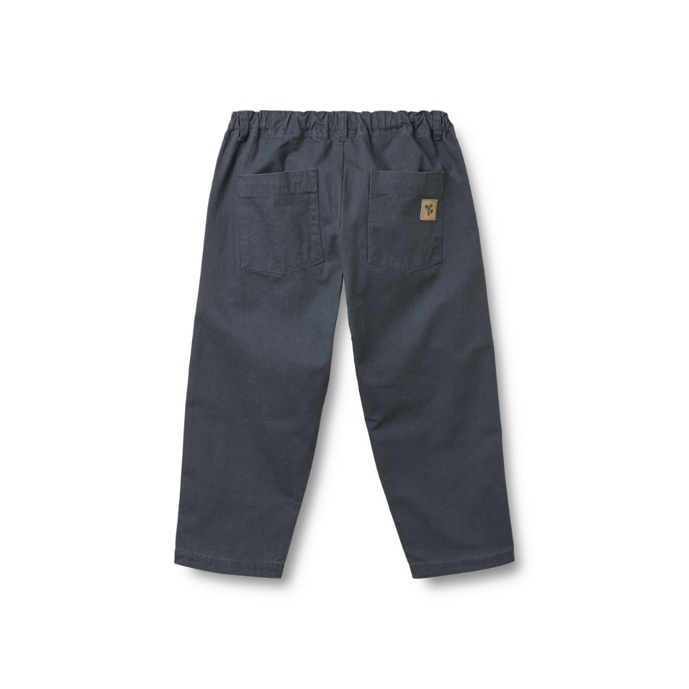 Pants/Trousers - Trousers Julian - Organic cotton - Ink/Navy - Wheat