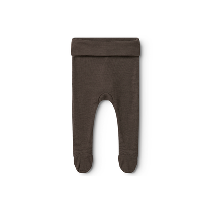Broekje met voetjes - Pixa Wool Rib - Merinowol- MarMar Copenhagen