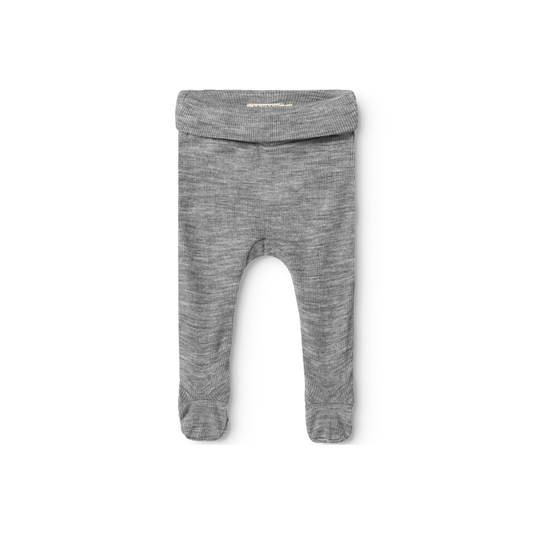Broekje met voetjes - Pixa Wool Rib - Merinowol- MarMar Copenhagen