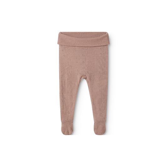 Broekje met voetjes Pixa - Wool pointelle - Merinowol - MarMar Copenhagen