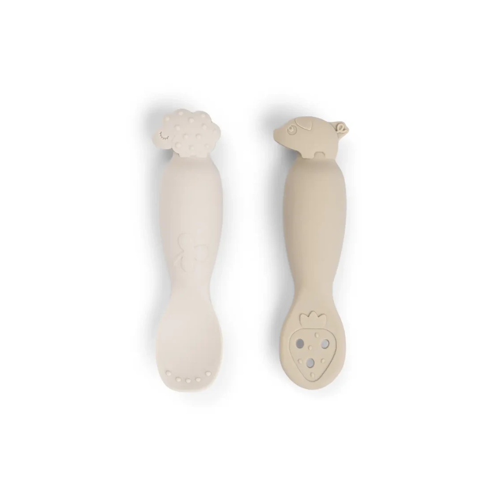 Oefen lepelset - Learning spoon set - Tiny farm - Sand - Done by Deer