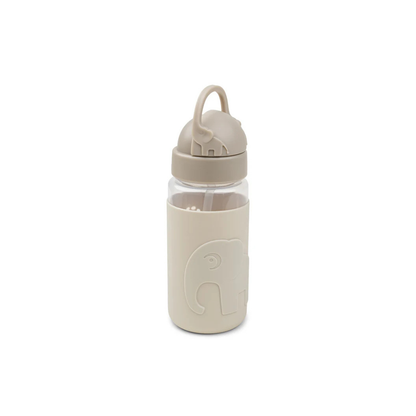 Drinkfles met rietje - Easy-grip straw bottle - Elphee - Sand - 350 ml - Done by Deer