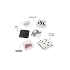 Visuele Stimuleringskaarten - Baby contrast cards 10-pack - Elphee - Colour mix - Done by Deer - productfoto