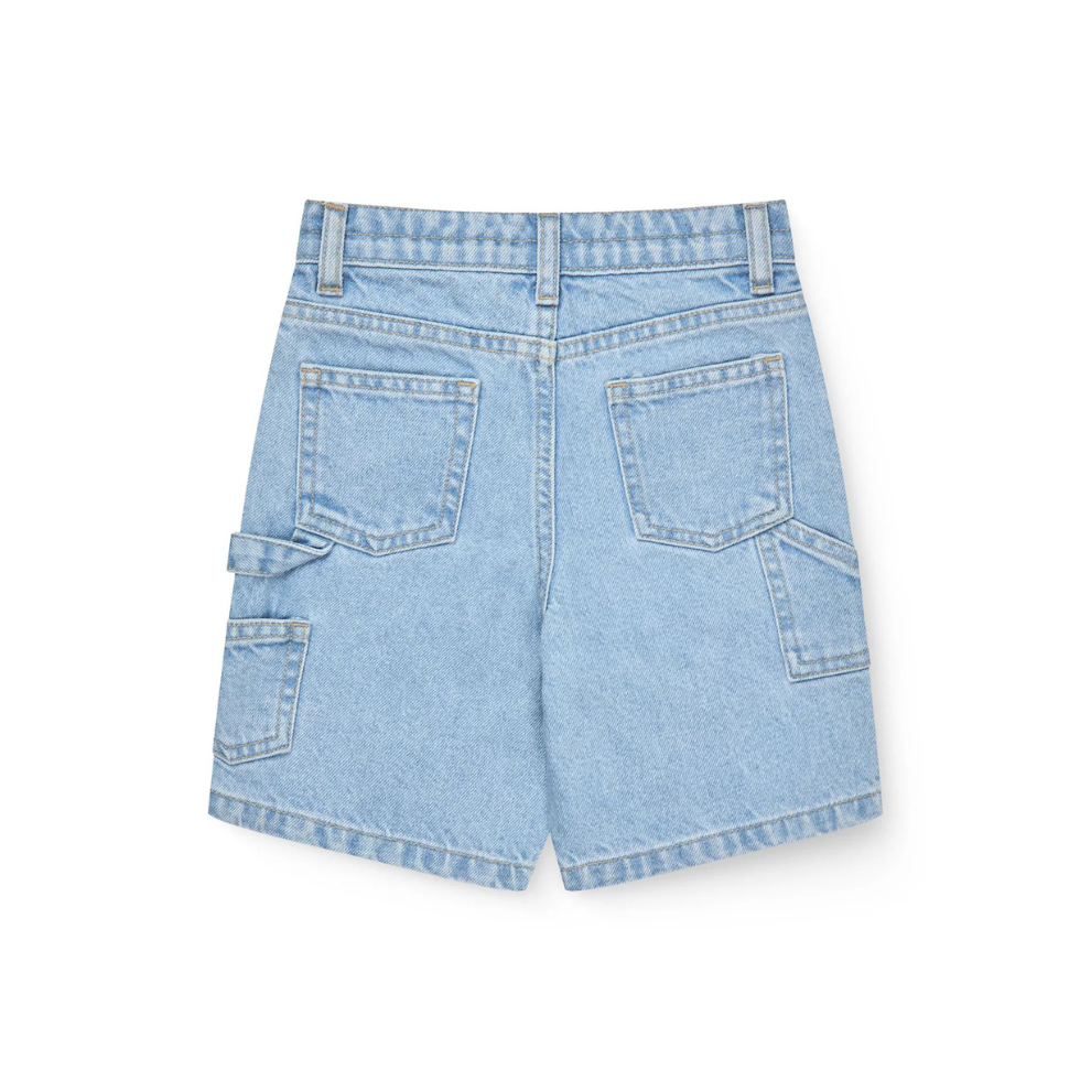 Korte spijkerbroek - Denim cargo shorts - Lichtblauw - Copenhagen Colors - productfoto