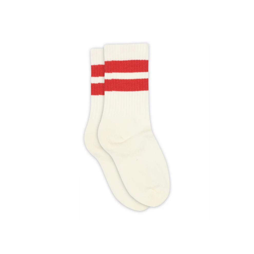 Kindersokjes Andy - Katoen - Wit/Rood - MP Denmark - productfoto