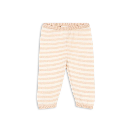 Fine-knit leggings - Venti Knit Leggings - Cameo Rose/Pink - Organic Cotton - GOTS - Konges Sløjd