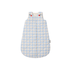 Gewatteerde Slaapzak - Plaid Sky Blue - Biologisch katoen - Garbo&Friends - productfoto