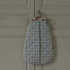 Gewatteerde Slaapzak - Plaid Sky Blue - Biologisch katoen - Garbo&Friends - productfoto - afbeelding 5