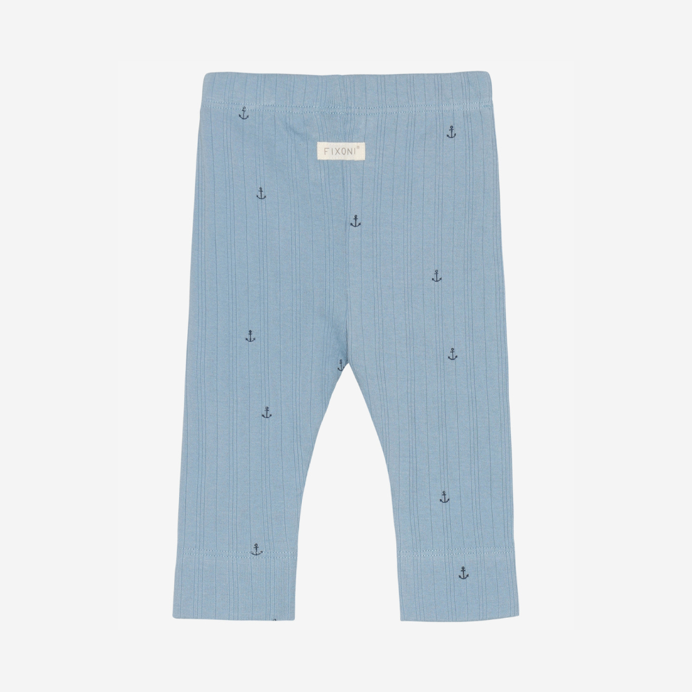 Baby legging - Biologisch katoen - Mountain Spring/Blauw - Fixoni - productfoto - afbeelding 2