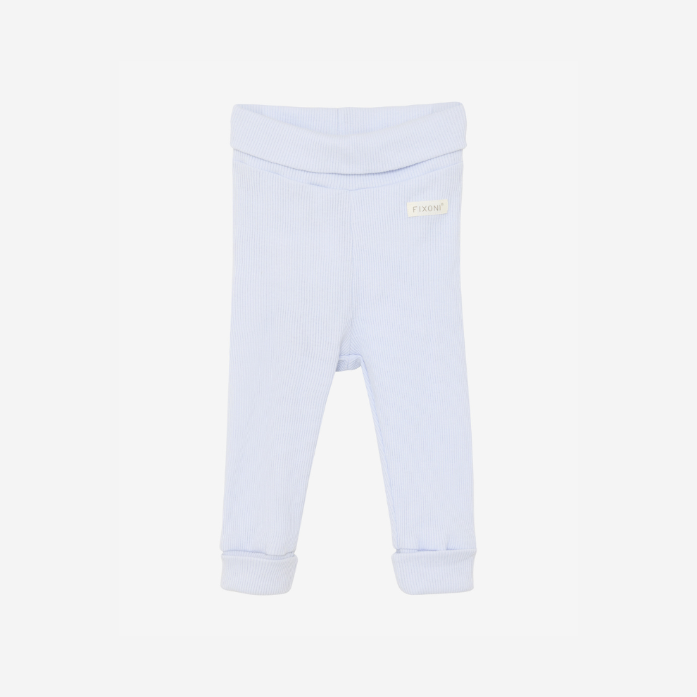 Baby Rib Legging - Biologisch katoen - Arctic Ice - GOTS - Fixoni