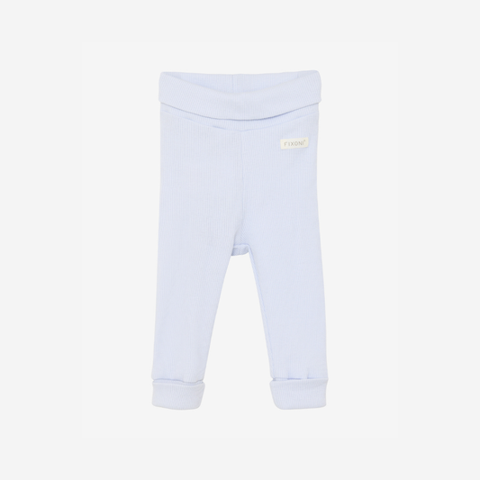 Baby Rib Legging - Biologisch katoen - Arctic Ice - GOTS - Fixoni