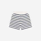 Gestreept Korte Broekje - Sweat Shorts - Medieval Blue Stripe - Katoen - En Fant - productfoto