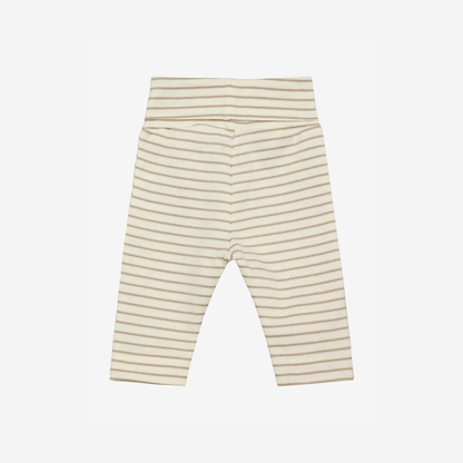 Baby legging - Biologisch katoen - Pants YD Stripe - White Pepper - Huttelihut