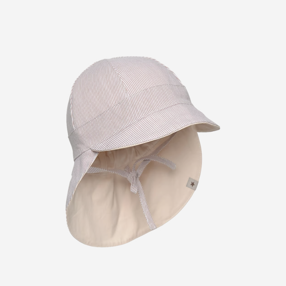 Zonnehoed - Sun Hat Stripe - UPF 50+ - White Pepper - Huttelihut