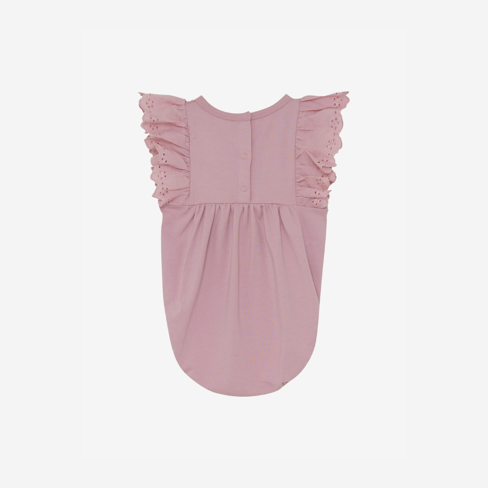 Romper zonder mouw - Katoen - Zephyr/Roze - Romper Solid - En Fant - voorkant - afbeelding 3