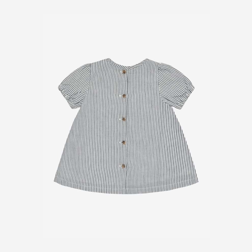 Zomerjurkje - Biologisch katoen - Bering Sea - Dress SS YD Stripe - Huttelihut - productfoto - afbeelding 4