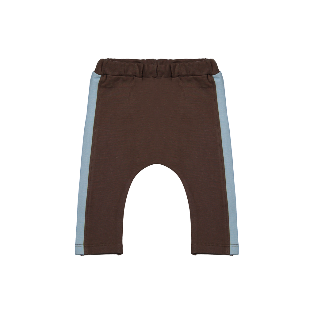 Baggy broekje Pax Sweat - Chocolate Brown - Biologisch katoen - Riffle Amsterdam