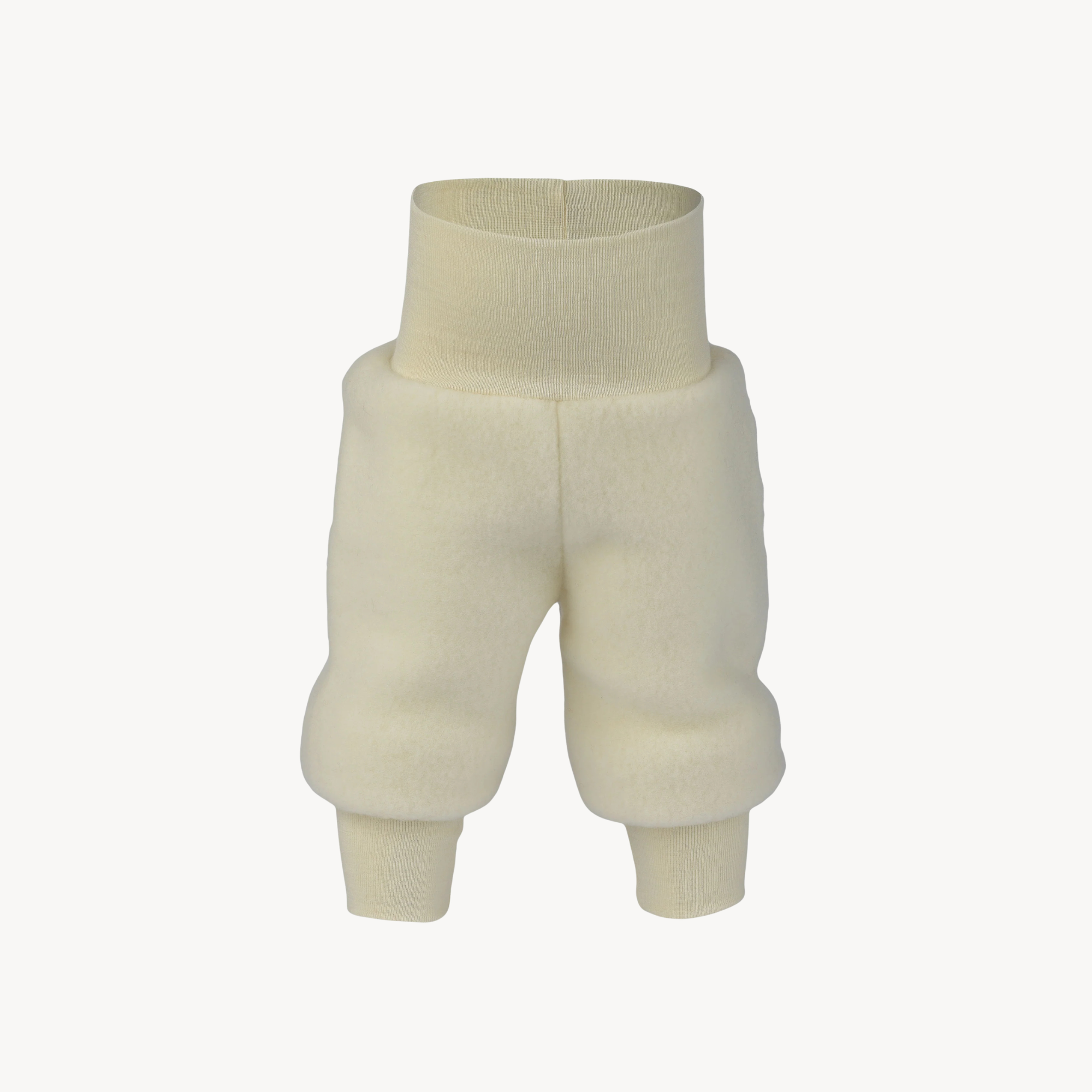 Merino wol fleece broekje - 100% wol - Nature/Wit - Engel Natur - productfoto