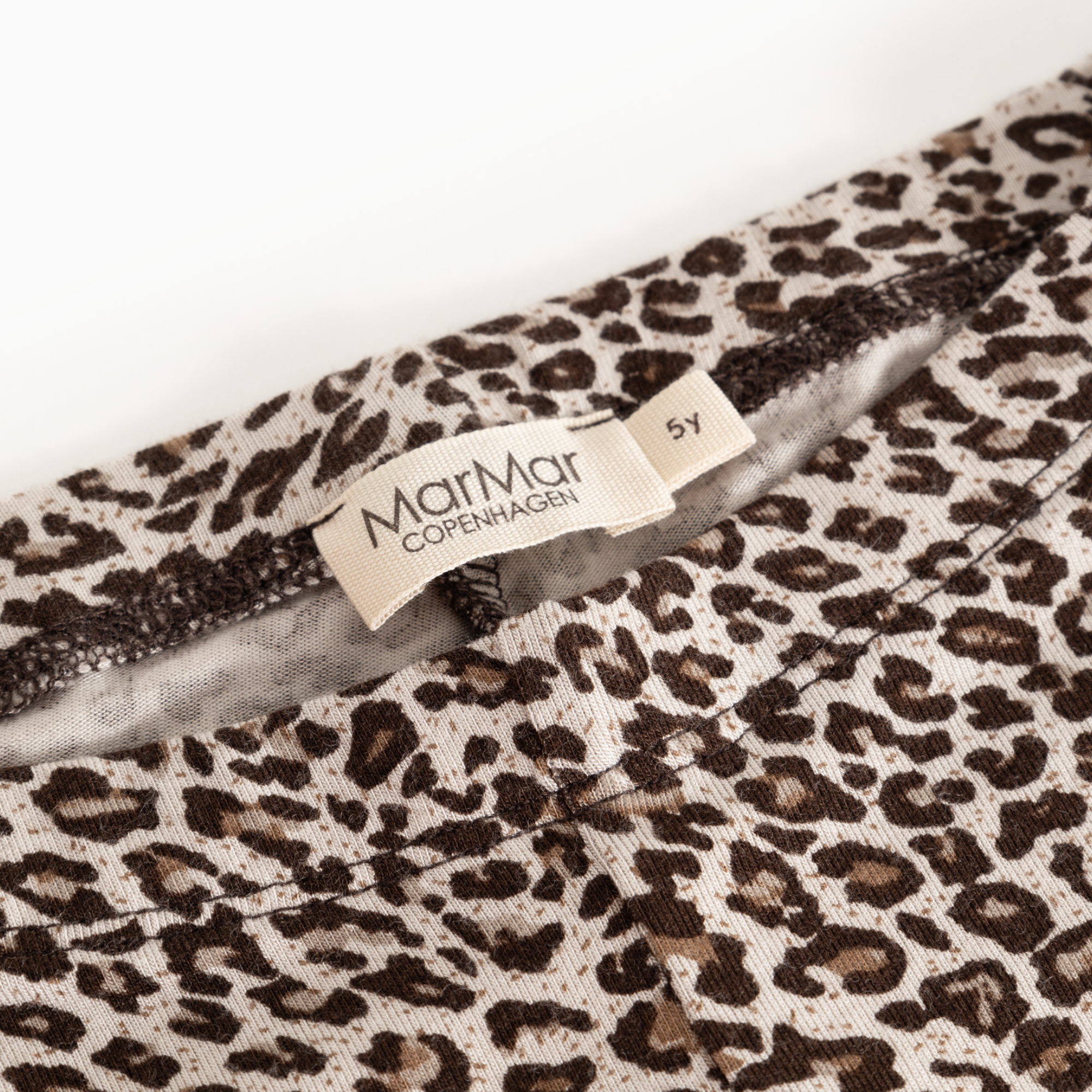 Baby legging Leo Leg - Modal - Dark Brown Leo - MarMar Copenhagen - productfoto - afbeelding 4