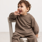 Baby sweater Toan B - Double Jersey - Dusty Brown - MarMar Copenhagen - productfoto - afbeelding 2