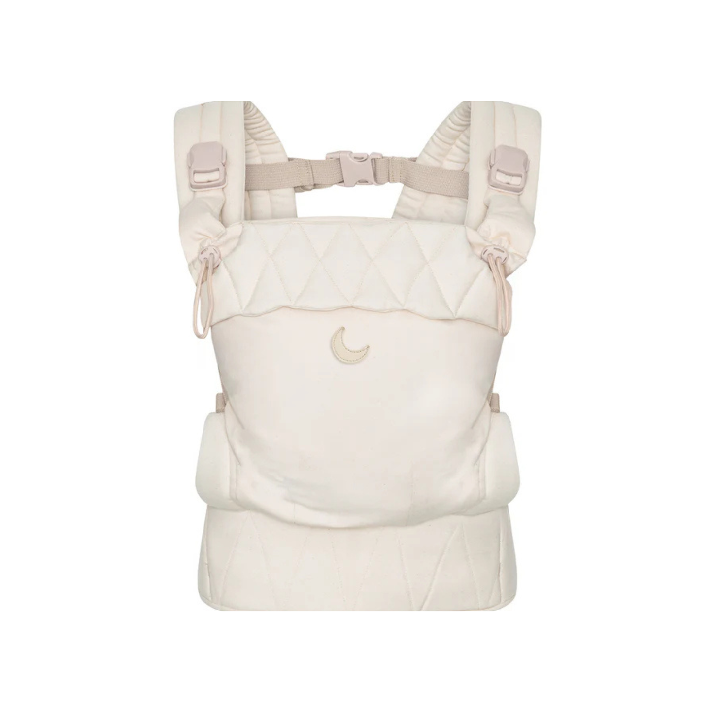 Ergonomic Baby Carrier - Organic cotton - Magnetic buckles - Beige - Moonboon
