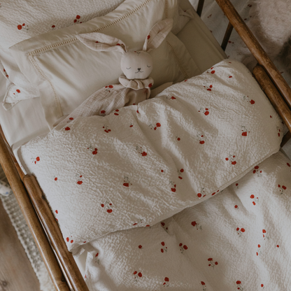 Gewatteerde deken - 100x140cm - Seersucker Filled Blanket - Poppy - Garbo&Friends