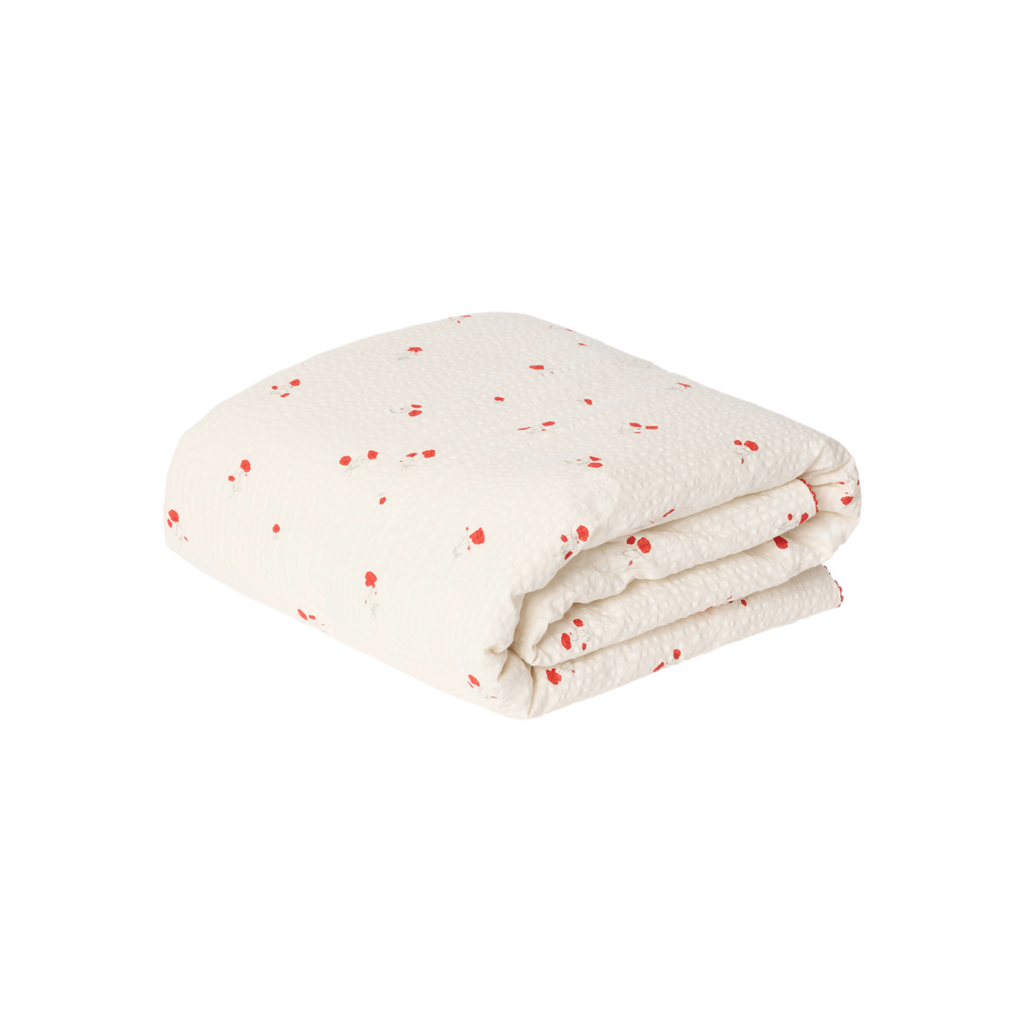Gewatteerde deken - 100x140cm - Seersucker Filled Blanket - Poppy - Garbo&Friends