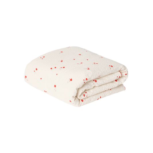 Gewatteerde deken - 100x140cm - Seersucker Filled Blanket - Poppy - Garbo&Friends