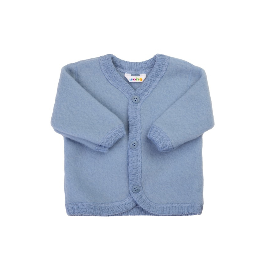Cardigan - Merino wol fleece - 100% wol - Jasje/Vestje - Joha - productfoto - afbeelding 2