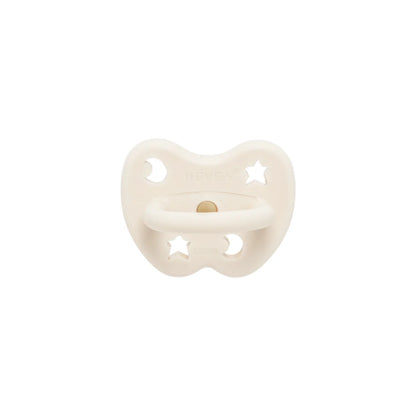 HEVEA - Schnuller Milky White Rund - Sauger - 100% Naturkautschuk - 100% plastikfrei