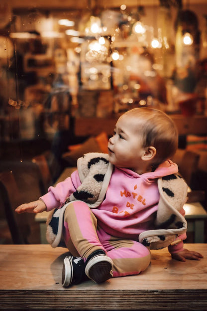 Wollen gilet - Bodywarmer Alpen Junior Gepard - Scheerwol - Alwero zijkant model